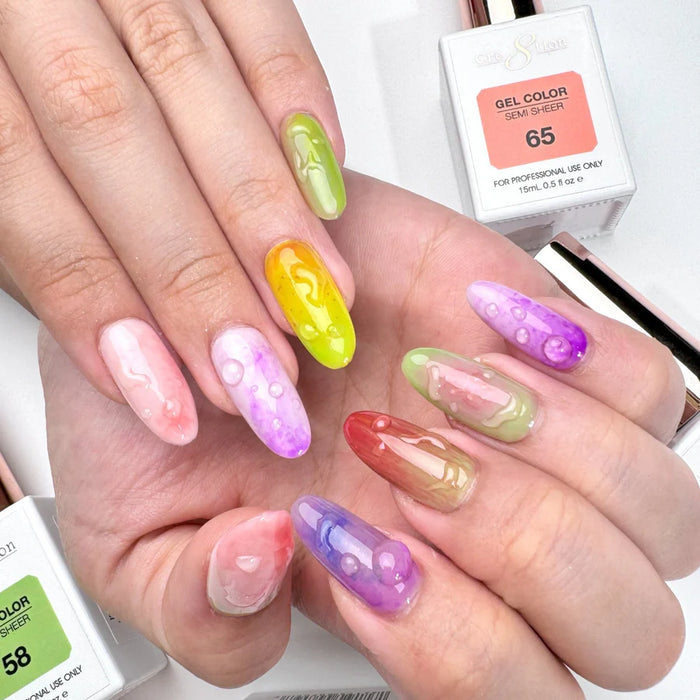 Cre8tion Kit (72 Colors) - HEMA Free SEMI-SHEER 0.5oz (HEMA Free)