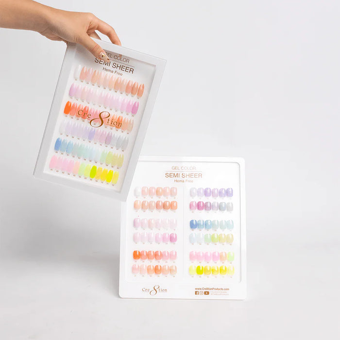 Cre8tion Kit (72 Colors) - HEMA Free SEMI-SHEER 0.5oz (HEMA Free)