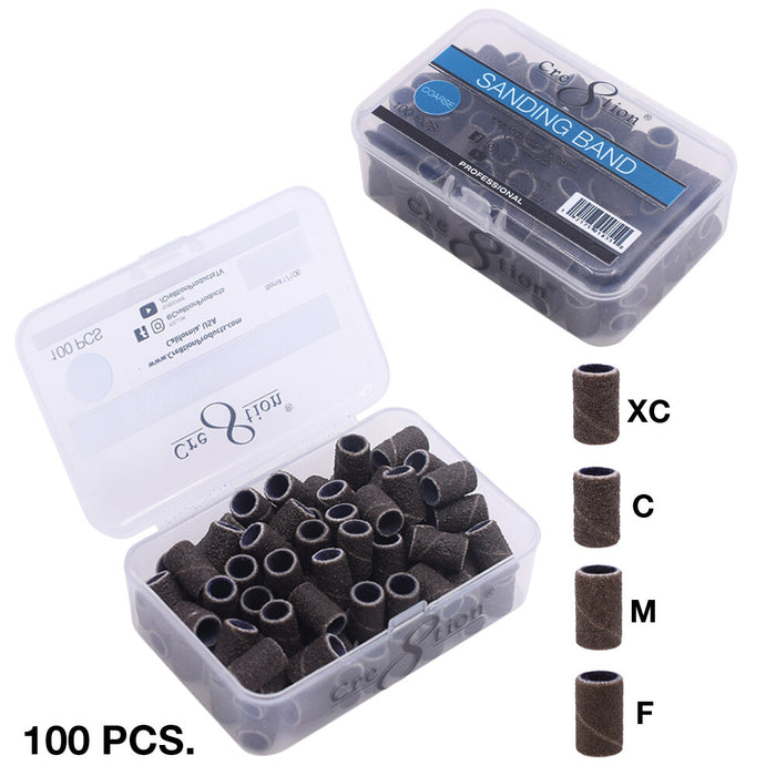 Cre8tion Sanding Band, OLD, COARSE, 17106 (Packing: 100 pcs/box, 50 pcs/INNER case, 200 boxes/MASTER case)