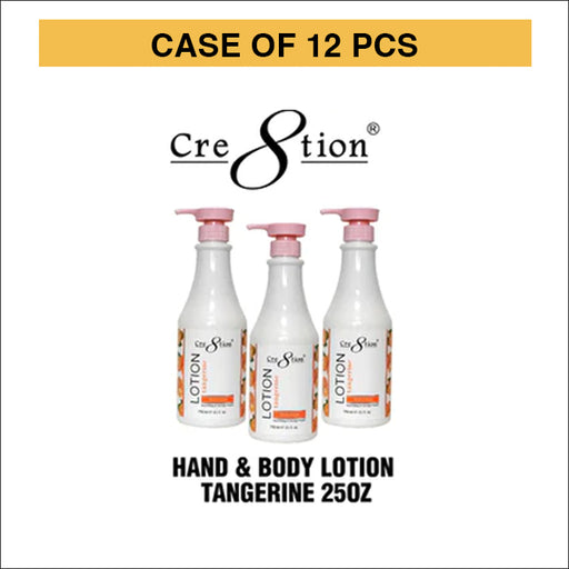 Cre8tion Hand & Body Lotion Tangerine, 750ml (25oz), CASE, 12 pcs/case, 19466