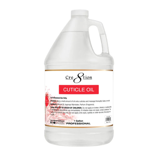 Cre8tion Cuticle Oil 1 Gallon - Crushed Candy (Pk: 4 gl/case)