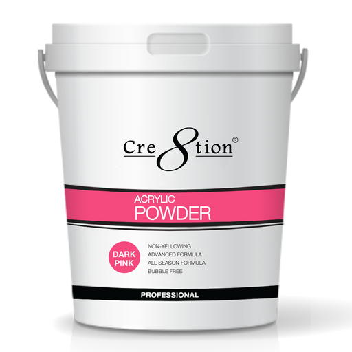 Cre8tion Acrylic Powder, Dark Pink, 25 lbs, 01446