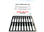 Chisel Detailing Nail Art Gel, 0.33oz, Kit #2, Full Line Of 18 Colors