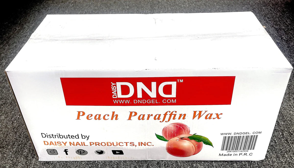 DND Paraffin Wax, Peach, CASE (Pk: 6pcs/box, 6 boxes/case)