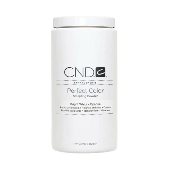 CND Perfect Color Sculpting Powder, BRIGHT WHITE, 32oz (Pk: 6 pcs/case)