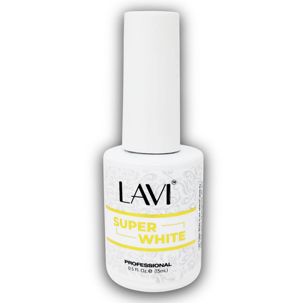 Lavi Super White Gel, 0.5oz, 16021 (PK: 25 pcs/box, 200 pcs/case)