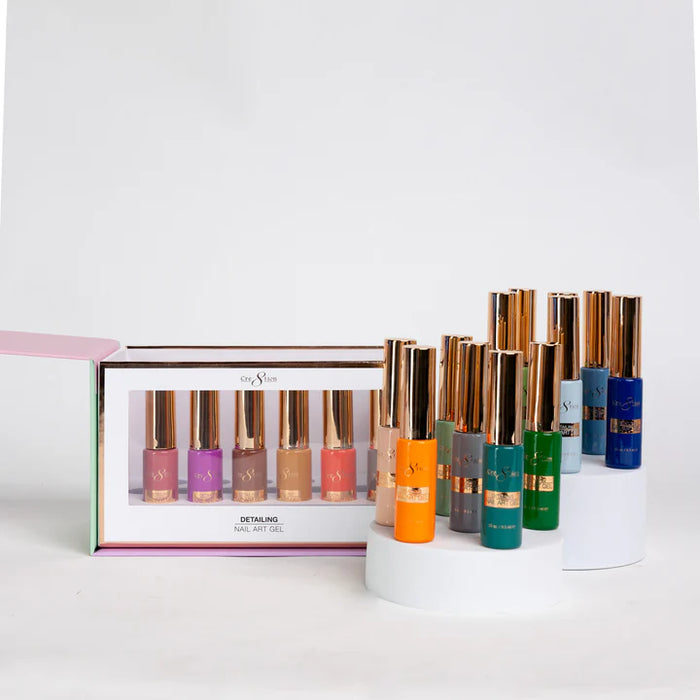 Cre8tion Detailing Gel (18 Colors) - Starter Kit