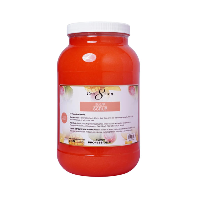 Cre8tion Honey Sugar Scrub 1 Gallon, Guava Mango