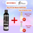 iGel Top Coat No Cleanse/Base Coat/Jet Black/Pure white Refill 8oz (Packing: 24 pcs/case). Buy 01 Free 12 Bottles 0.5oz (Top Coat No Cleanse 0.5oz/Base Coat 0.5 oz)