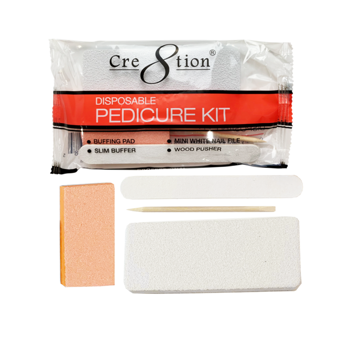 Cre8tion Disposable Pedicure Kit D, CASE (Pk: 200 kits/case, 72 cases/pallet)
