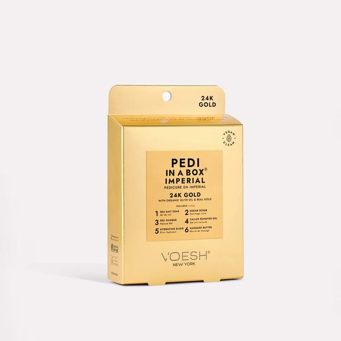 Voesh Pedi In A Box Imperial 6 Steps - 24K Gold