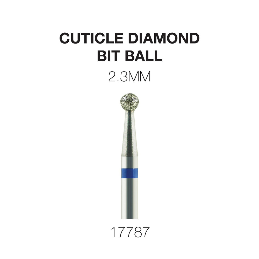 Cre8tion Cuticle Diamond Bit Ball 2.3 mm (Pk: 25 pcs/box)