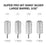 Cre8tion Super Pro Bit Large Barrel 3/32 - Shiny Silver, CXX Pro (Pk: 25 pcs/box)