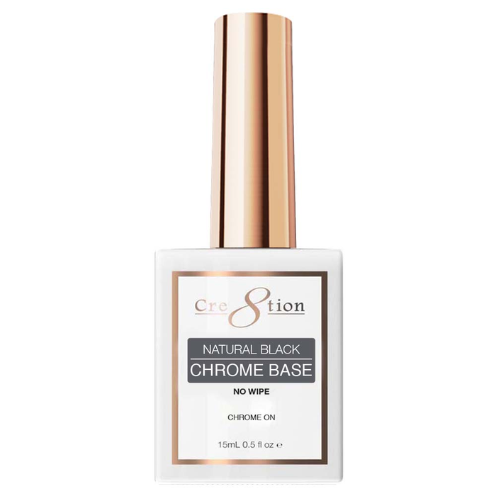 Cre8tion Chrome Base 0.5oz - Natural Black