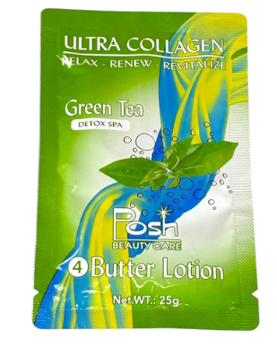 Posh Deluxe Pedicure Kit 4in1, CASE, GREEN TEA (Pk: 50 kits/case)