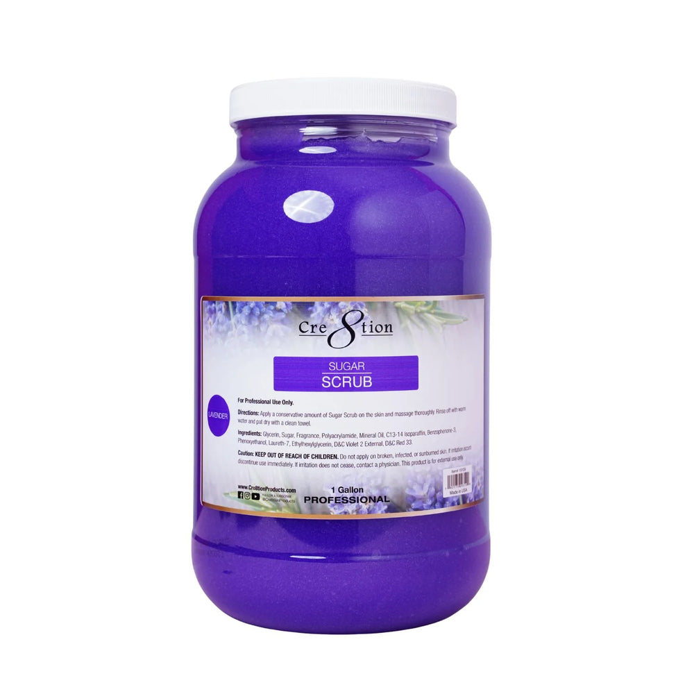 Cre8tion Honey Sugar Scrub 1 Gallon, Lavender