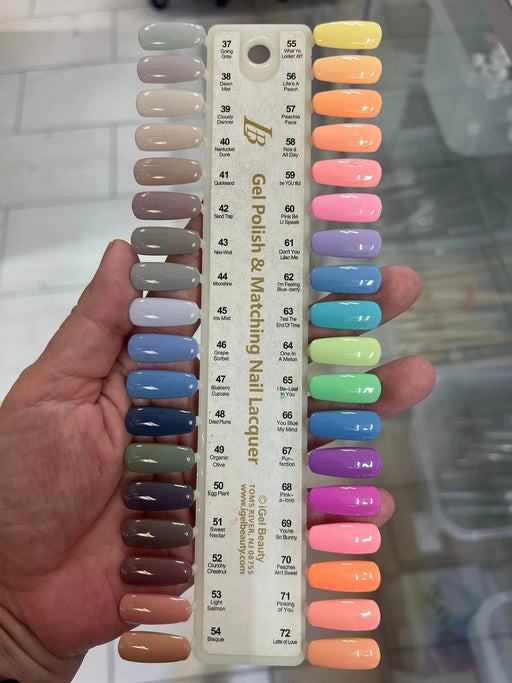iGEL Nail Lacquer, LB Profesional Collection, #02, From 37 To 72