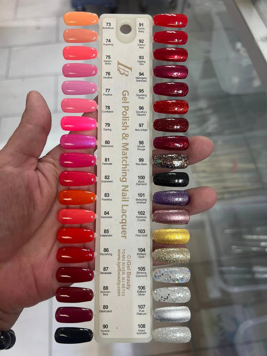 iGEL Nail Lacquer, LB Profesional Collection, #03, From 73 To 108