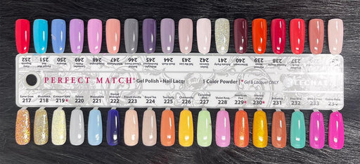 LeChat Perfect Match Duo Sample Tips, #07, From PMS217 to PMS240