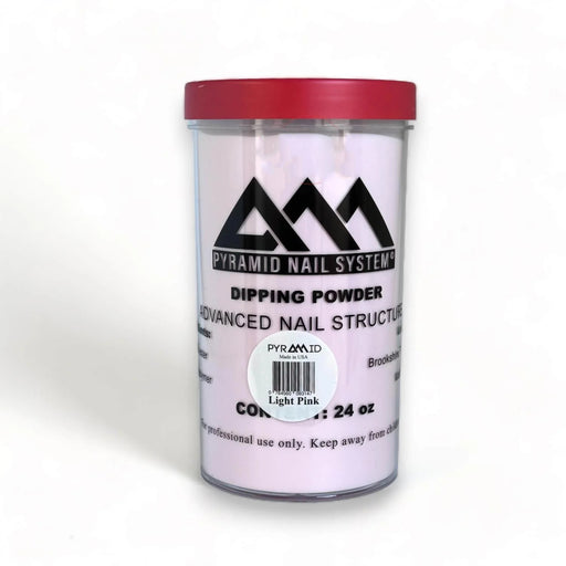 Pyramid 2in1 Acrylic/Dipping Powder, Pink & White Collection, LIGHT PINK, 24oz OK1110LK