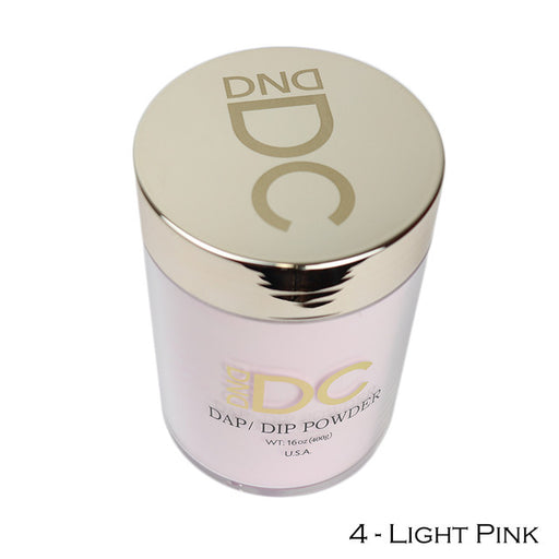 DC 16oz Dipping Powder, PINK & WHITE, LIGHT PINK, DC4 (PK: 22 jars/case)
