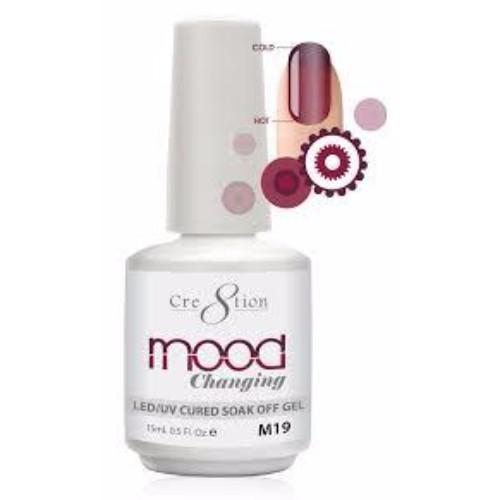 Cre8tion Mood Changing Gel Polish, Color List in Note, 0.5oz, 000
