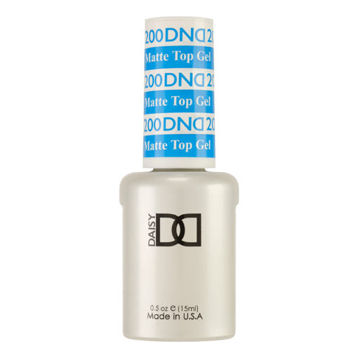 DND Matte Top Coat Gel, 200, 0.5oz (Packing: 120 pcs/case)