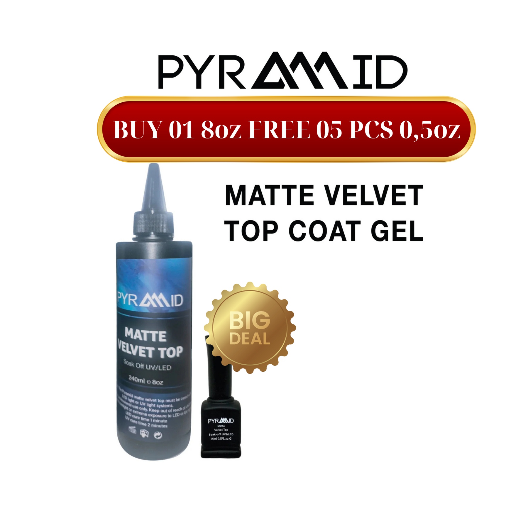 Pyramid Matte Top Refill, 8oz. Buy 01 Pyramid Matte Top Refill, 8oz, F ...
