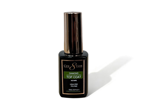 Cre8tion Diamond - TOP COAT, No Wipe 0.5oz (HEMA & TPO Free)
