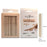 Cre8tion Disposable Applicators 1 - 150x18x2mm, BOX (Pk: 100 pcs/box, 50 boxes/case)