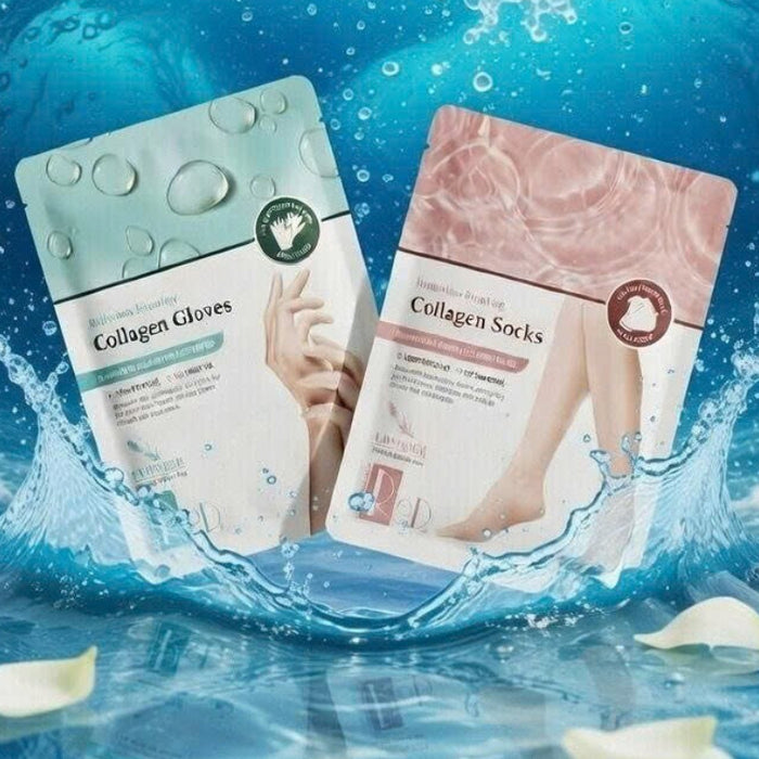 RED Collagen Socks - Hydration Boosting, BOX (Pk: 120pcs/box, 4boxes/case)