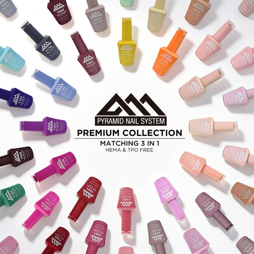 Pyramid 3in1 Gel 0.5oz - PREMIUM Collection 192 Colors (HEMA & TPO Free) 000