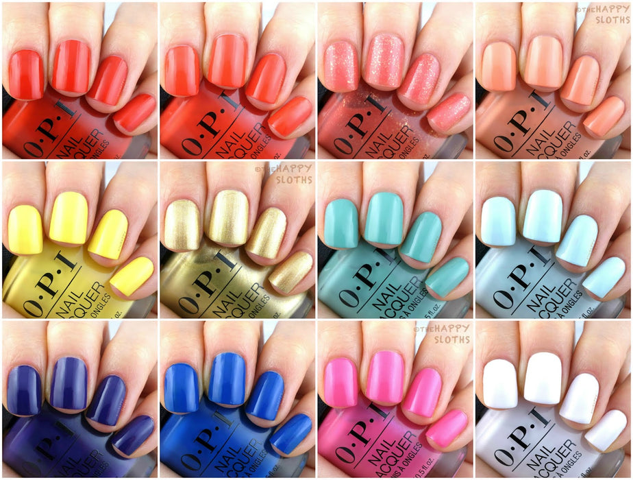 OPI Nail Lacquer, Mexico City - Spring 2020 (12 Colors) Collection