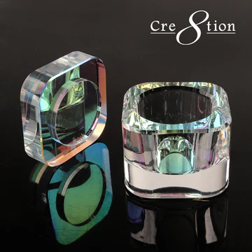 Cre8tion Round Crystal Liquid Jar