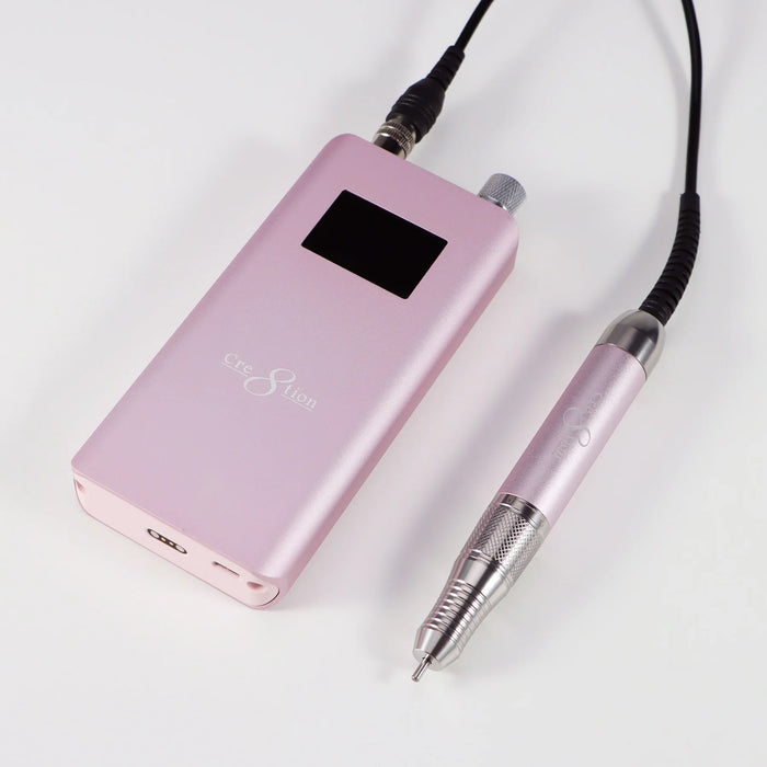 Cre8tion Cordless E-File Nail Drill, Blossom Pink (Pk: 12 pcs/case)