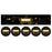 Cre8tion 5 Steps Luxury Golden Pedicure Spa (Pk: 99sets/case, 56 cases/pallet)