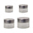 Cre8tion Thick Glass Jar with Silver Cap - X-SMALL (15ml), (Pk: 280/case)