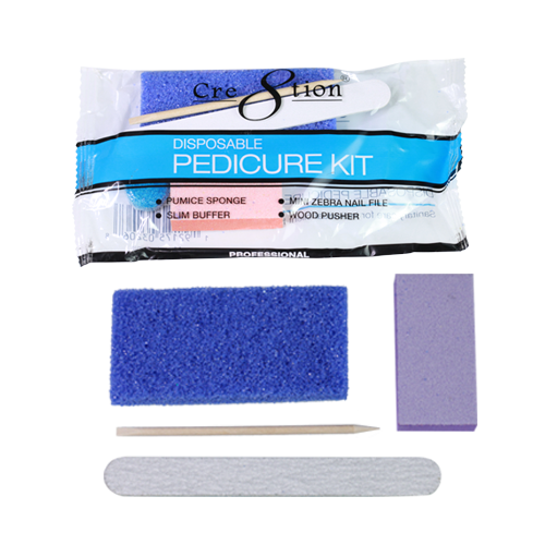 Cre8tion Disposable Pedicure Kit C, CASE (Pk: 200 sets/case)