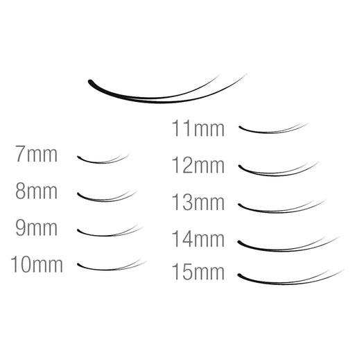 Hami Synthetic Eyelash Extension, V Lash, 0.1 x 12mm, 50325 OK1010VD