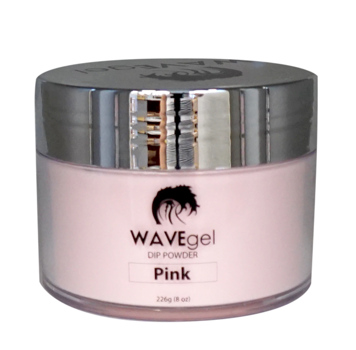 Wave Gel Acrylic/Dipping Powder, Pink & White Collection, PINK (WARM PINK), 8oz