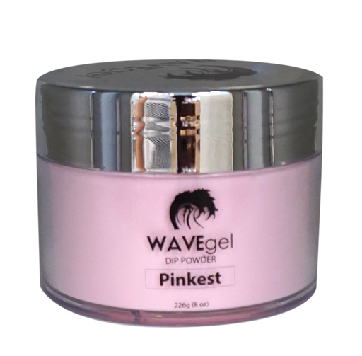 Wave Gel Acrylic/Dipping Powder, Pink & White Collection, PINKEST, 8oz