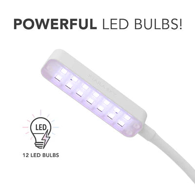 Kiara Beyond Pro Rechargeable Flash Cure LED Lamp, White