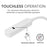 Kiara Beyond Pro Rechargeable Flash Cure LED Lamp, White