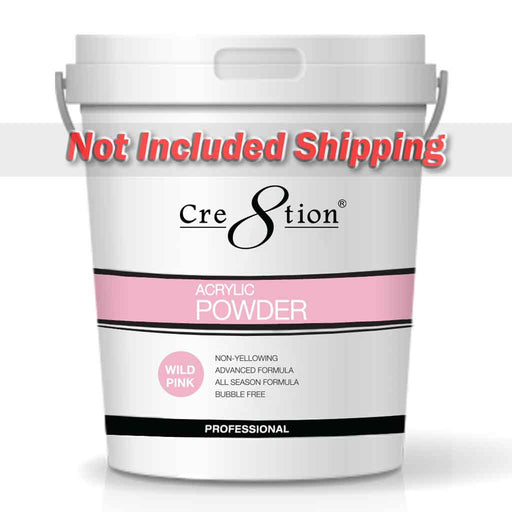 Cre8tion Acrylic Powder, Wild Pink, 25 lbs, 01444