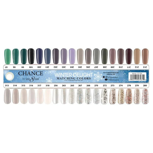 Chance Winter Delight Collection, Counter Foam Display Color Chart, 37195