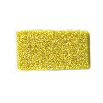 Airtouch Disposable Mini Pumice Sponge, YELLOW, MASTER CASE (PK: 400 pcs/Inner Case, 4 Inner Cases / Master Case)