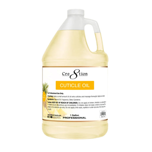 Cre8tion Cuticle Oil 1 Gallon - Yellow Pineapple (Pk: 4 gl/case)