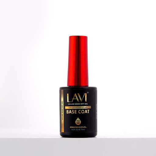 Lavi Base Coat 0.5oz (HEMA & TPO Free), V2 (PK: 25 pcs/box, 200 pcs/case)